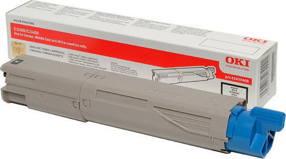 Συμβατό 43459332 OKI toner Black  για C3300/ C3400